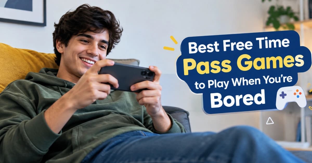 Best free time pass games to play when you're bored
