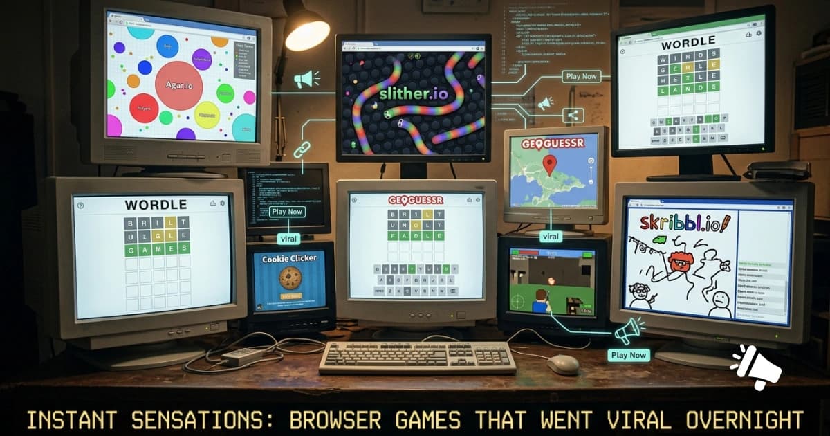 Popular browser games that became viral hits across the internet