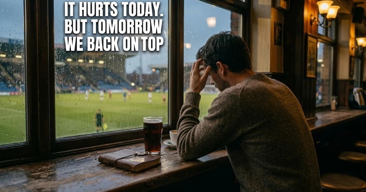 Football fans experiencing joy, heartbreak, stress and celebration during an intense match